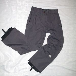 Men’s Large Gray “Liquid” brand snow pants